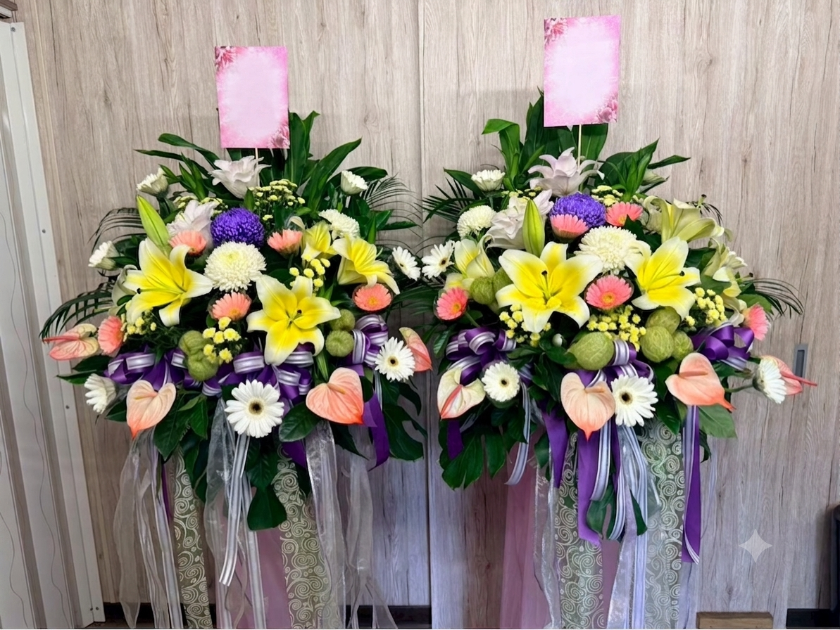 台南告別式花柱作品1