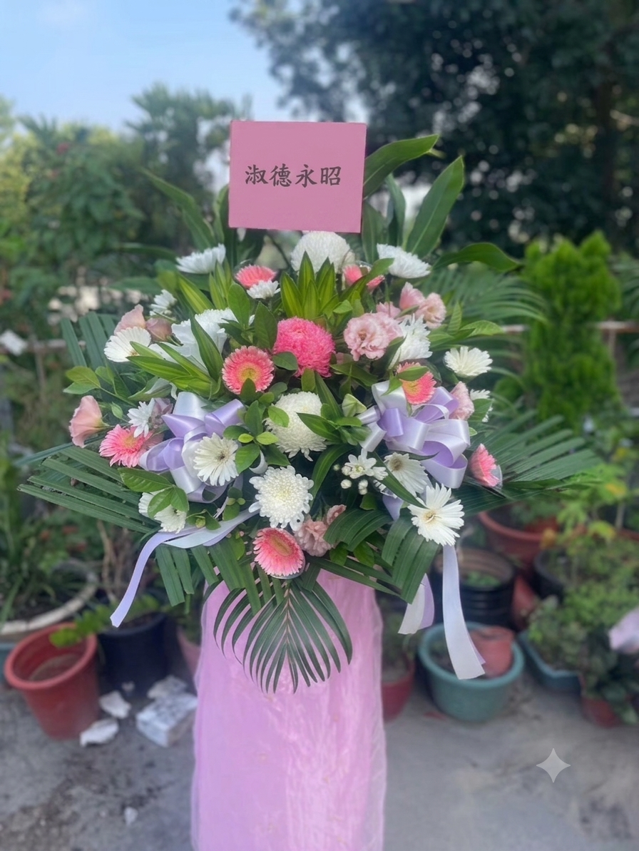 台南追思花禮作品3